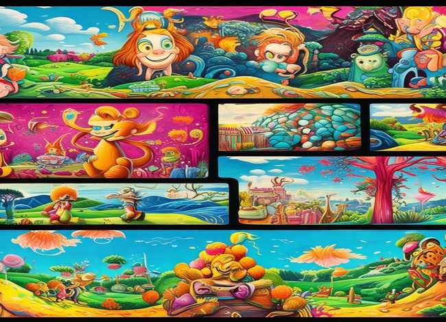 儿童连环画图片大全寓言故事、儿童连环画6张图片素材