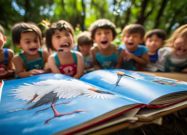 丹顶鹤的绘本故事 - 丹顶鹤绘本故事幼儿园