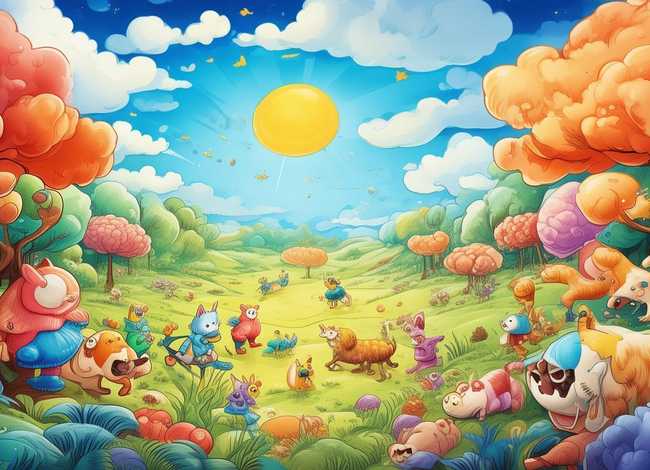 大班创意故事画，大班创意故事画画图片