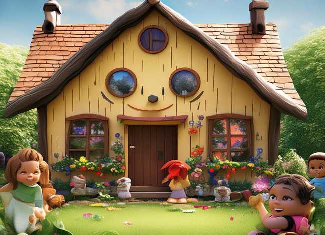 讲故事的房子儿童书 - 房子的故事大班主题活动