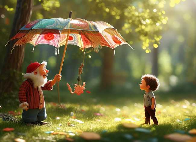 儿童故事送你一把伞启示（送你一把伞儿童故事）