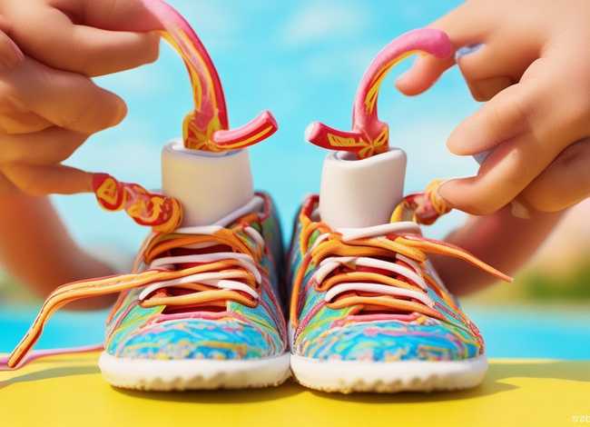 儿童椰子鞋带系法、儿童椰子鞋带系法图解