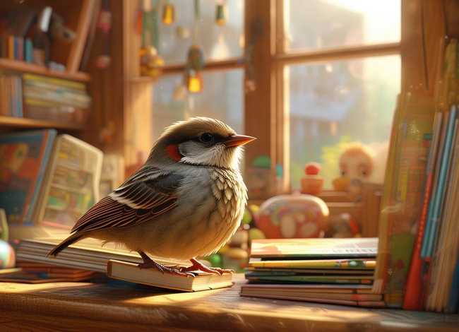 儿童睡前童话故事聪明的小麻雀、童话小麻雀告诉的道理