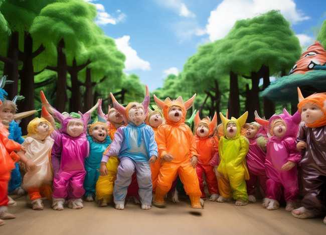 咕咚来了儿童故事表演服（咕咚来了讲故事表演）