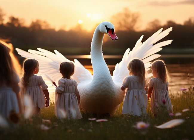 天鹅故事儿童，6个天鹅故事