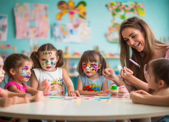 表演妆容儿童教学；表演妆容儿童教学方法