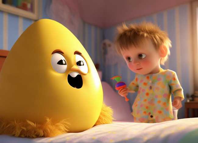 儿童故事一只被吵醒的鸡蛋、一颗被吵醒的鸡蛋