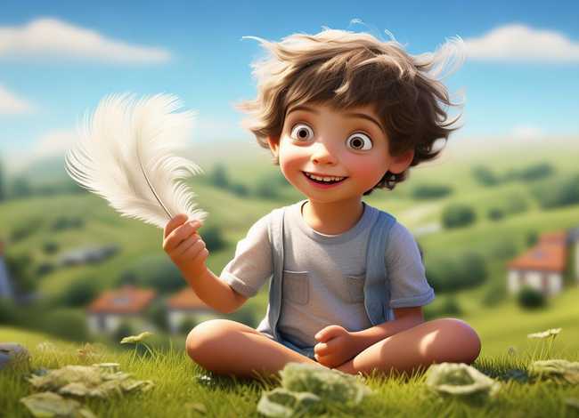 儿童故事鸡毛信简短；幼儿讲鸡毛信的故事