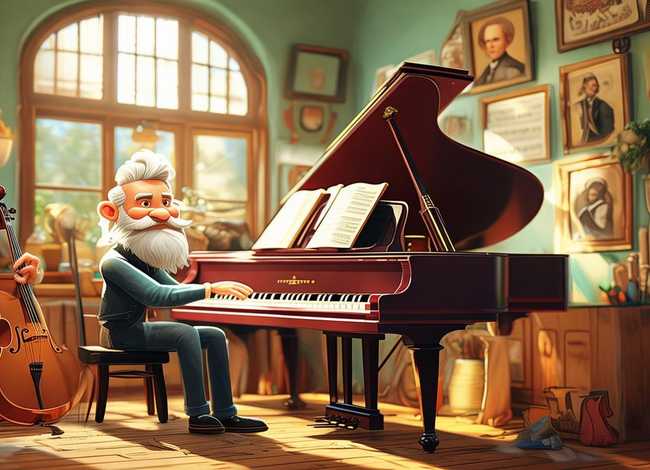 音乐家的故事绘本；音乐家的故事绘本图片