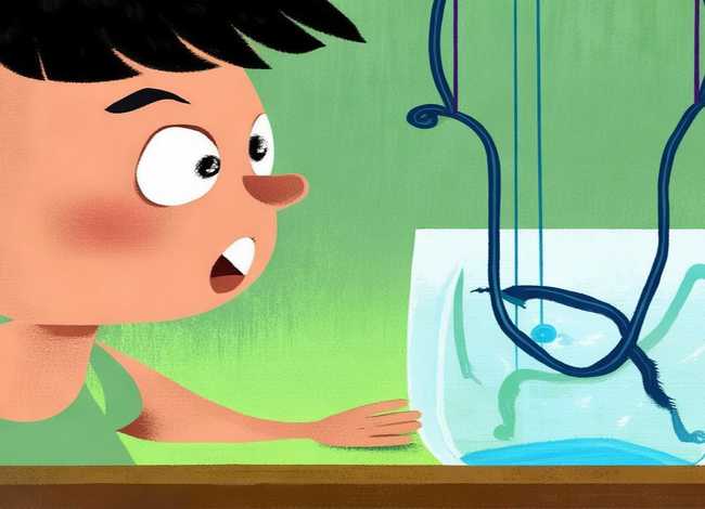 成语典故杯弓蛇影儿童画 杯弓蛇影的成语故事动画片