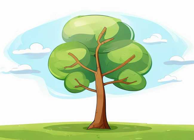 儿童图画简单（儿童图画简单树）