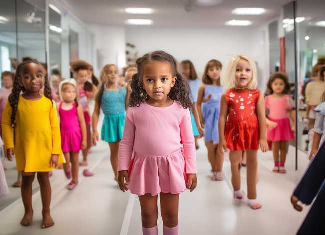 儿童模特教学视频；少儿模特教学视频