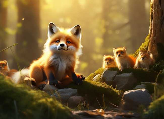 小狐狸讲故事 - 讲小狐狸的故事