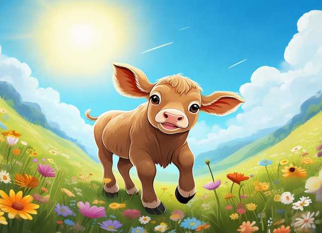 小牛的绘本 《小牛的春天》绘本故事内容 小牛的绘本 《小牛的春天》绘本故事内容