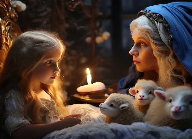 睡前小故事白雪公主的故事 睡前小故事白雪公主的故事三只小羊