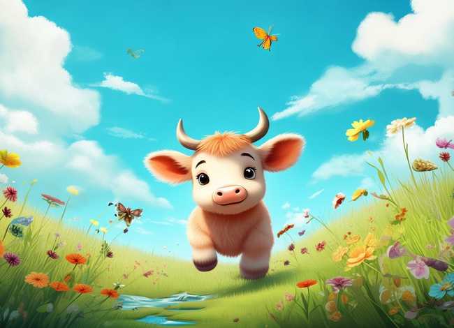 有关小牛的绘本 - 有关小牛的绘本故事