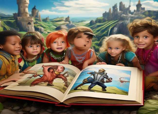 儿童故事图画大全集 - 儿童英雄故事大全图画