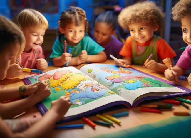 儿童彩绘故事绘本 绘本故事彩色幼儿园