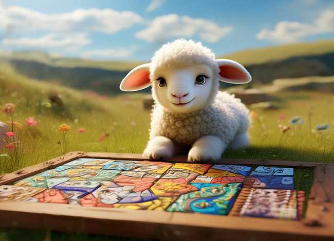 儿童故事小羊的智慧，小羊的智慧故事内容