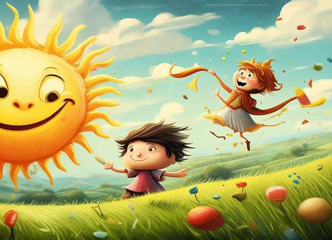 儿童故事风与太阳，风与太阳的故事视频