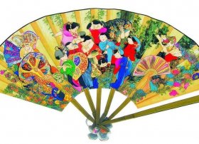 扇子画作品儿童 扇子画作品儿童图片