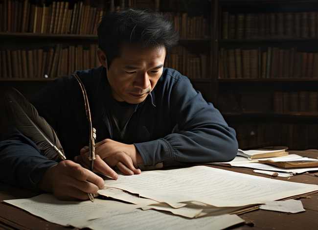 莫言讲故事的人手稿、莫言讲故事的人手稿怎么写