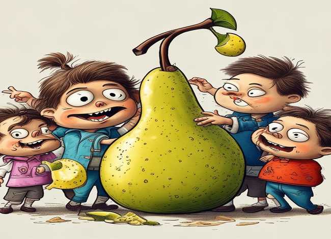 孔融让梨搞笑儿童故事；孔融让梨的故事搞笑版