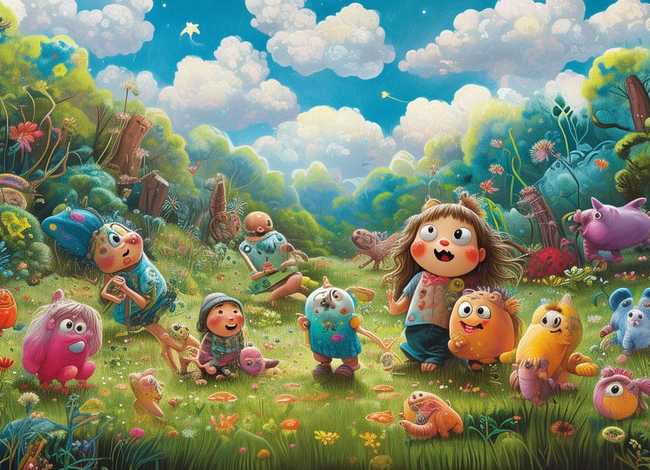 少儿故事绘画；少儿故事绘画图片大全