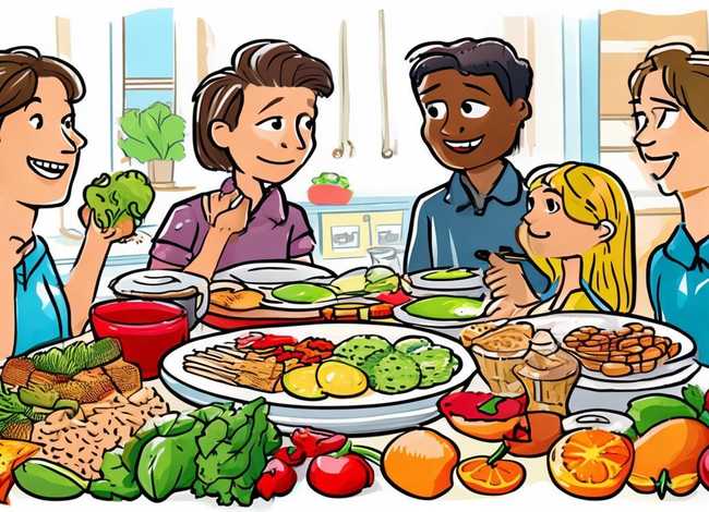 儿童营养餐家庭小册子；儿童营养餐家庭小册子图片