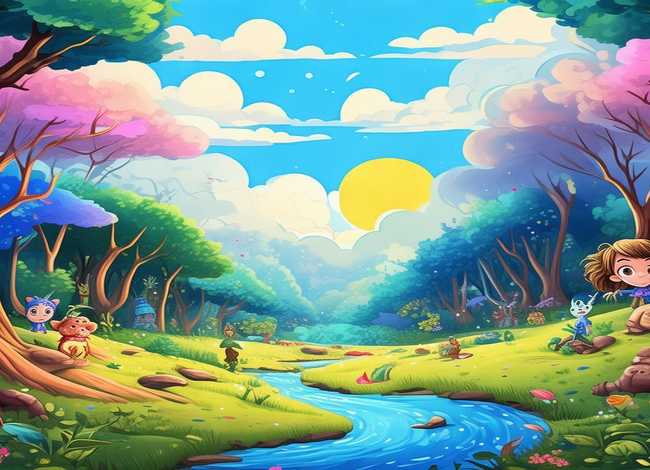 儿童故事线图，儿童故事线