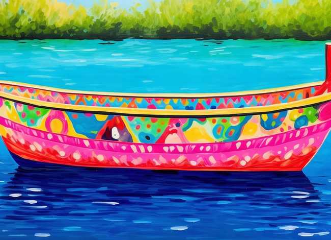 儿童轮船图画，儿童轮船图画简单又漂亮