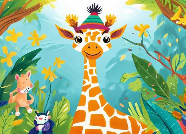 儿童故事长颈鹿3-6岁有声阅读（长颈鹿幼儿故事有趣）