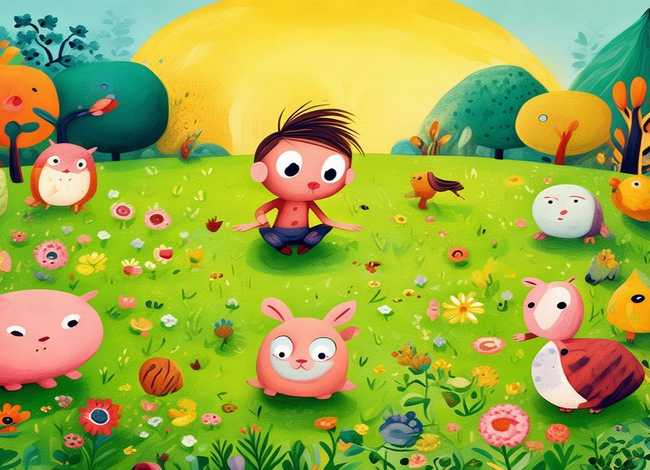 儿童动物故事画、幼儿动物故事简笔画