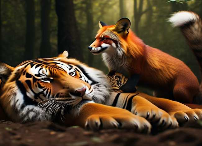 故事 狐假虎威（成语故事狐假虎威）