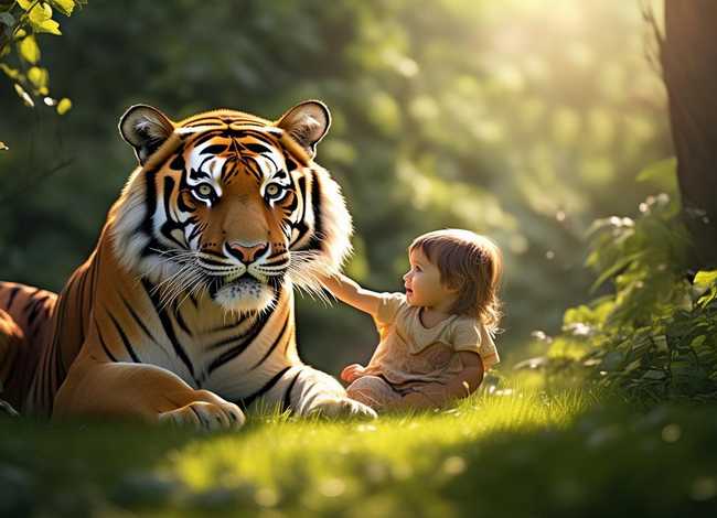 老虎和小孩故事视频，老虎和小孩故事视频在线观看