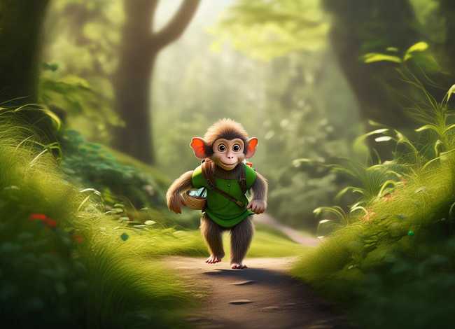 儿童故事小猴子下山，幼儿小故事小猴子下山