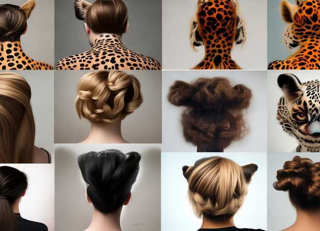 豹豹头发图片 - 豹头发型图片大全