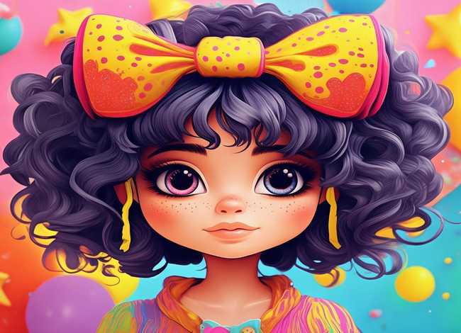 女孩发型儿童、女孩发型儿童画