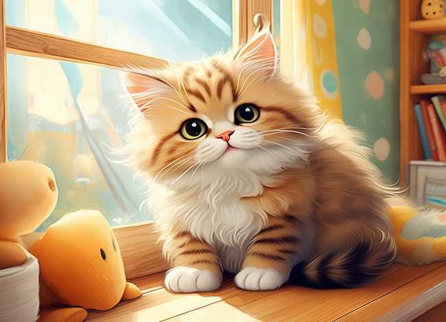 儿童故事小花猫简笔画 - 小花猫幼儿故事