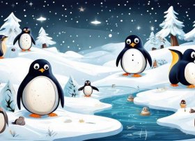 企鹅故事绘本；企鹅故事绘本图片