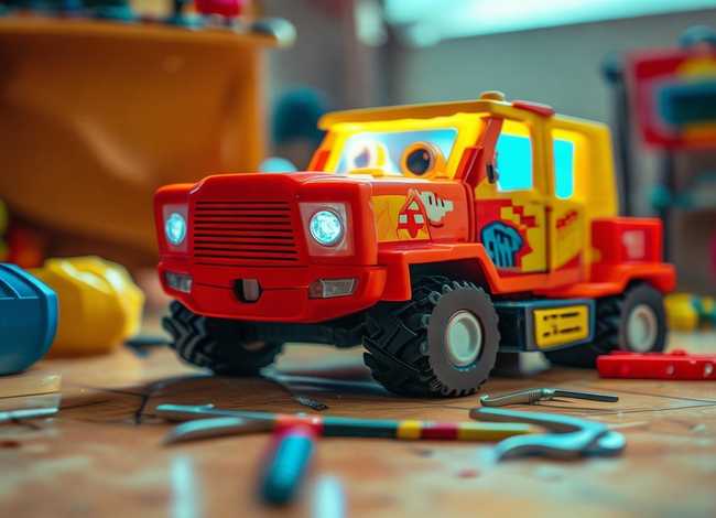 儿童挖土机玩具 儿童挖土机玩具车灯光不亮了怎么修