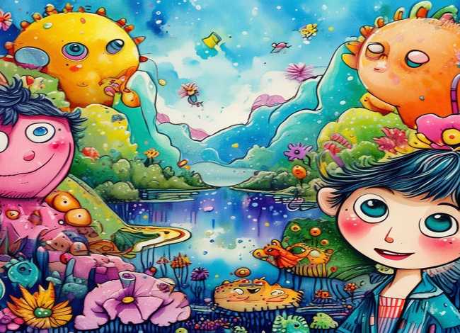 儿童故事插画图片（儿童故事插画图片大全）