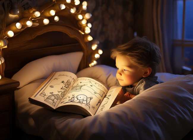 儿童睡前故事立体画；睡前小故事简笔画