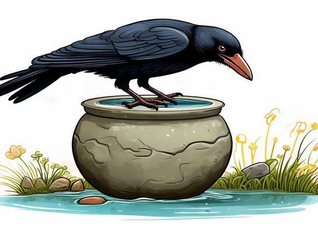 乌鸦喝水绘本故事ppt 乌鸦喝水绘本故事图画可打印 乌鸦喝水绘本故事ppt 乌鸦喝水绘本故事图画可打印