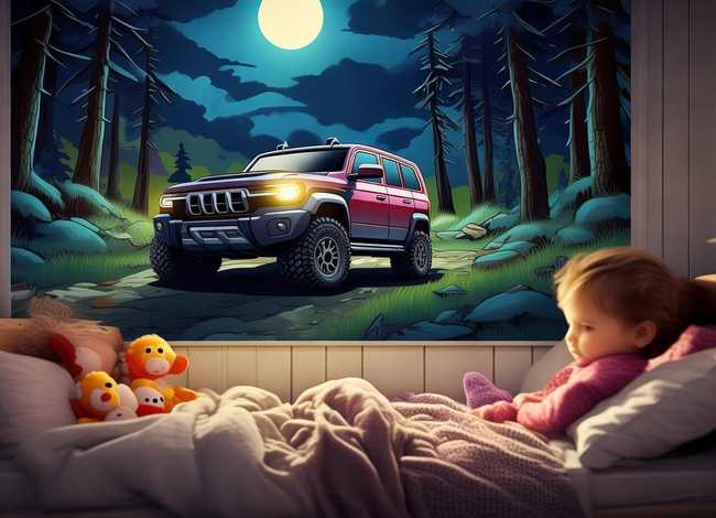 越野车故事儿童睡前、越野车的睡前故事