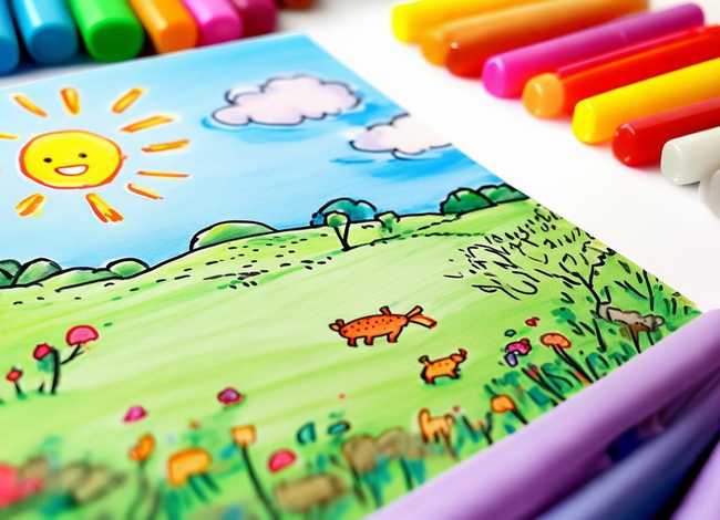 儿童马克笔绘画大全简单；儿童马克笔绘画大全简单又漂亮