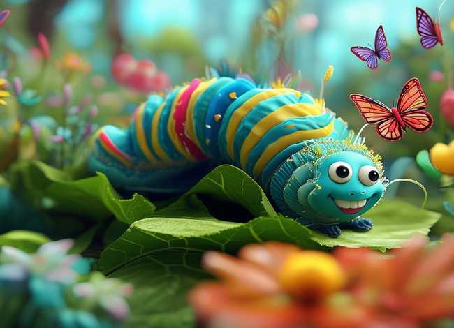 毛毛虫儿童故事 - 毛毛虫幼儿故事
