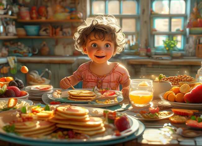 早餐 绘本，早餐真好吃绘本