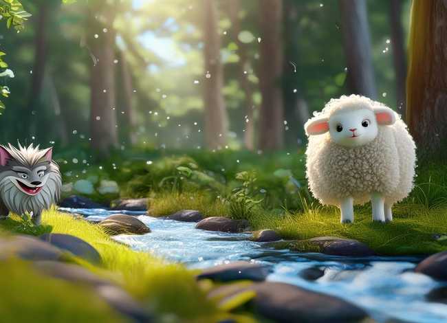 狼和小羊儿童故事视频 - 狼和小羊幼儿故事视频
