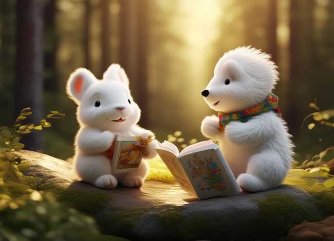 小白熊儿童故事,小白熊和小白兔的故事 小白熊儿童故事,小白熊和小白兔的故事